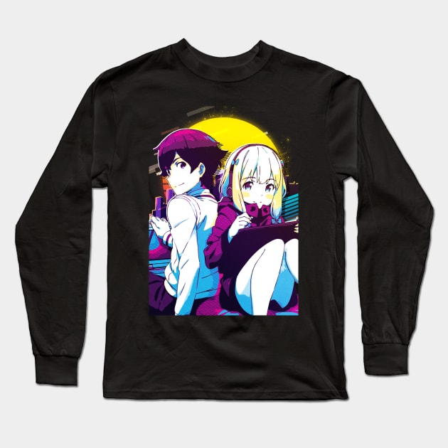 Izumi Sagiri and Izumi Masamune - Eromanga Sensei Long Sleeve T-Shirt by 80sRetro